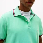 Talla M - NWT Tommy Hilfiger Men s Wicking Performance Pique Solid Short Sleeve Polo Shirt