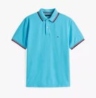 Talla M - NWT Tommy Hilfiger Men s Wicking Performance Pique Solid Short Sleeve Polo Shirt