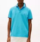 Talla M - NWT Tommy Hilfiger Men s Wicking Performance Pique Solid Short Sleeve Polo Shirt