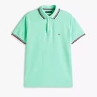 Talla M - NWT Tommy Hilfiger Men s Wicking Performance Pique Solid Short Sleeve Polo Shirt