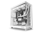 NZXT H6 FLOW   Compact Dual Chamber Mid Tower Airflow ATX PC Case  White
