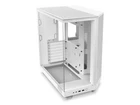 NZXT H6 FLOW   Compact Dual Chamber Mid Tower Airflow ATX PC Case  White