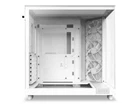 NZXT H6 FLOW   Compact Dual Chamber Mid Tower Airflow ATX PC Case  White