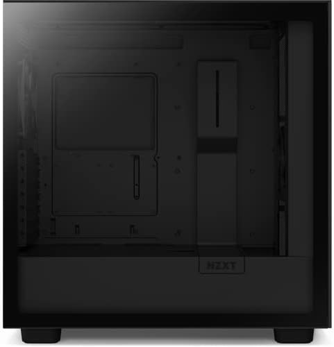 NZXT H7 Flow 2024   Mid Tower ATX Airflow Case   Includes Pre Installed 3 x 120mm Fans   Supports Bottom Fans for Dedicated GPU Cooling   Cable Management   White