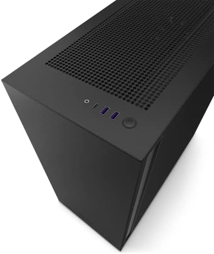 NZXT H7 Flow 2024   Mid Tower ATX Airflow Case   Includes Pre Installed 3 x 120mm Fans   Supports Bottom Fans for Dedicated GPU Cooling   Cable Management   White