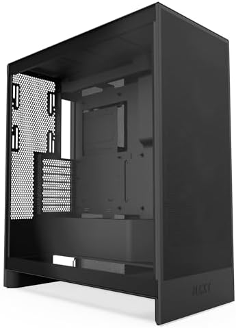 NZXT H7 Flow 2024   Mid Tower ATX Airflow Case   Includes Pre Installed 3 x 120mm Fans   Supports Bottom Fans for Dedicated GPU Cooling   Cable Management   White