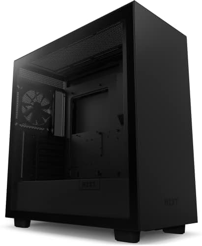 NZXT H7 Flow 2024   Mid Tower ATX Airflow Case   Includes Pre Installed 3 x 120mm Fans   Supports Bottom Fans for Dedicated GPU Cooling   Cable Management   White