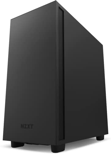 NZXT H7 Flow 2024   Mid Tower ATX Airflow Case   Includes Pre Installed 3 x 120mm Fans   Supports Bottom Fans for Dedicated GPU Cooling   Cable Management   White
