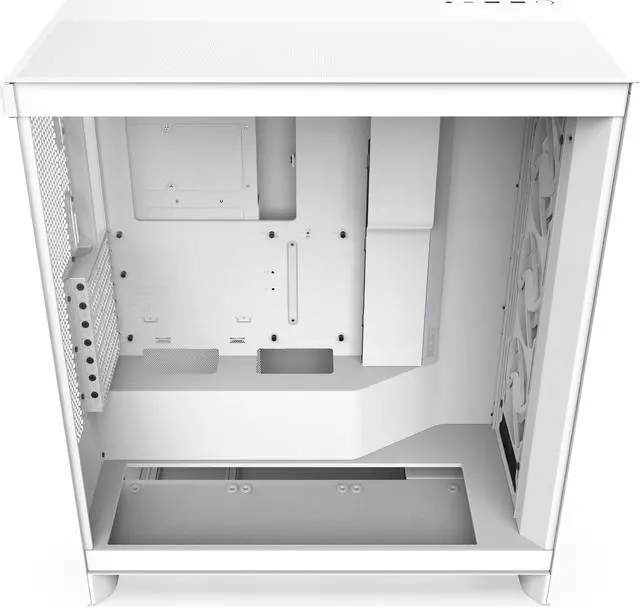 NZXT H7 Flow RGB  2024  Mid Tower Case   All White CM H72FW R1