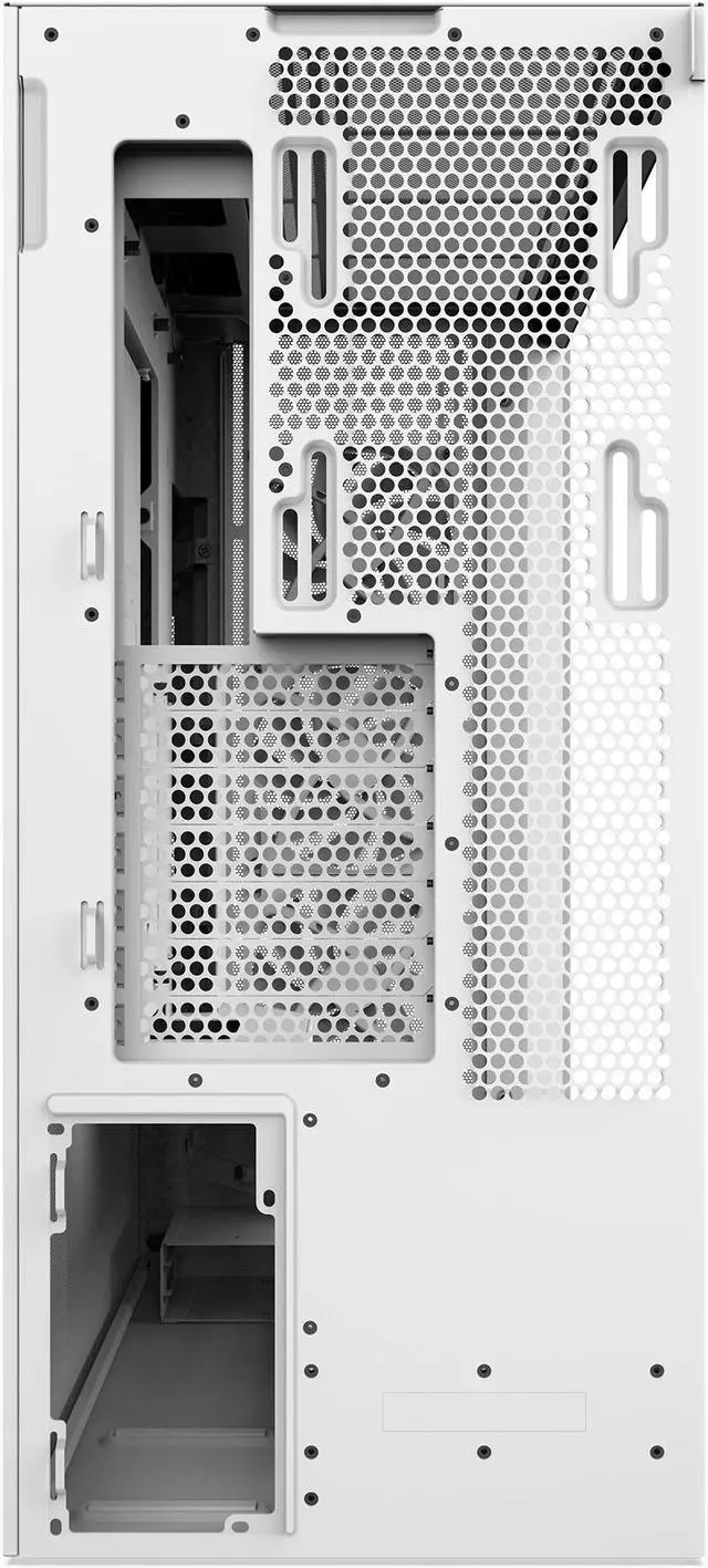 NZXT H7 Flow  2024  Mid Tower Case   All White CM H72FW 01