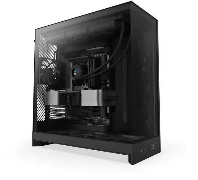 NZXT H9 Flow  2025  CM H92FB 01 Large Dual Chamber ATX Mid Tower   Black
