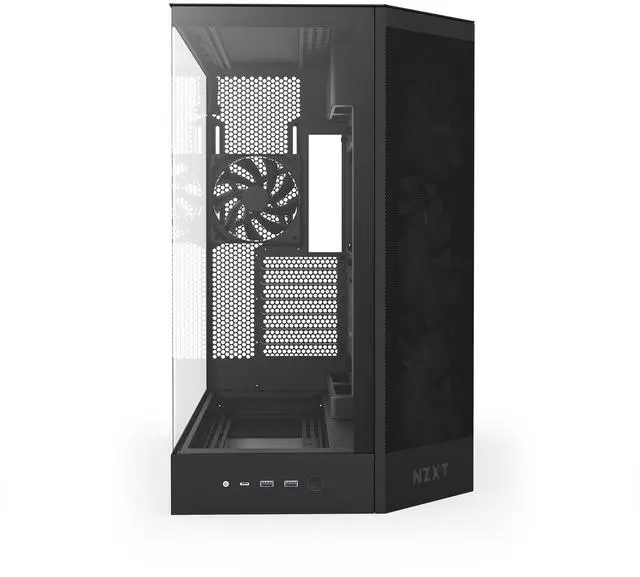 NZXT H9 Flow  2025  CM H92FB 01 Large Dual Chamber ATX Mid Tower   Black