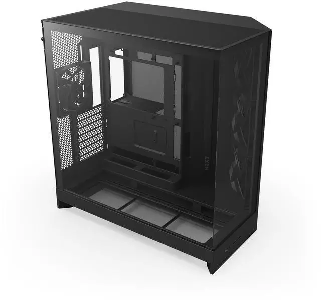 NZXT H9 Flow  2025  CM H92FB 01 Large Dual Chamber ATX Mid Tower   Black
