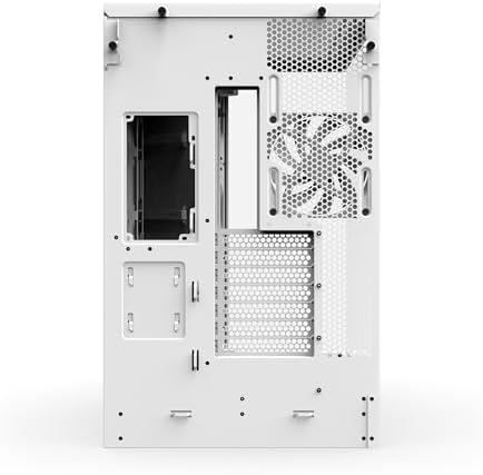 NZXT H9 Flow  2025    Large Dual Chamber ATX Mid Tower Airflow PC Case   Includes 3 x 140mm & 1 x 120mm Fans   420mm Radiator Support   Tempered Glass   Back Connect Ready   White