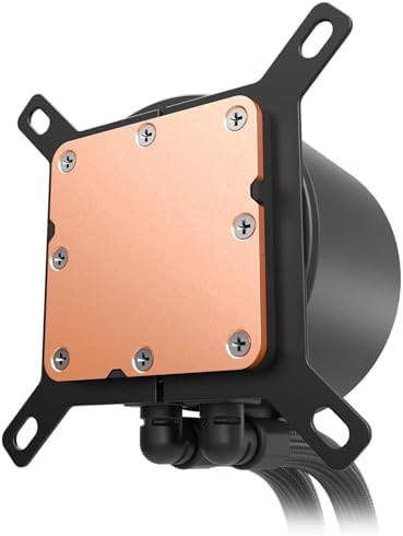 NZXT Kraken Plus 240   AIO CPU Liquid Cooler   240mm Radiator   2 x F120P Fans   Customizable 1 54 Square LCD   AMD  AM5  AM4   Intel  LGA 1851/1700  1200/115X   Black