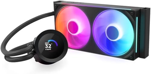 NZXT Kraken Plus 360   AIO CPU Liquid Cooler   360mm Radiator   3 x F120P Fans   Customizable 1 54 Square LCD   AMD  AM5  AM4   Intel  LGA 1851/1700  1200/115X   Black