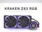 NZXT Kraken Z63 280mm AIO Liquid CPU Cooler White RL KRZ63 RW "READ"
