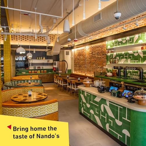 Nandos Peri Peri Sauce Extra Mild 4 Pack   Sauces  Seasoning or Marinade for Wings  Fish  Meat  Rice or Veg   No Artificial Colors  Flavors  Non GMO  No MSG  Gluten Free   x4  9 2 Oz Lemon and Herb