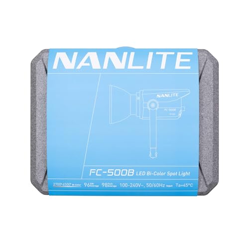 Nanlite FC 500B Bicolor LED Photo and Light 520W 2700K 6500K Bluetooth App Control 2 4G 12 Built in Effects  FC500B