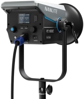 Nanlite FC 500C RGBW Color LED Spotlight Monolight Bowens iOS Android Compatible