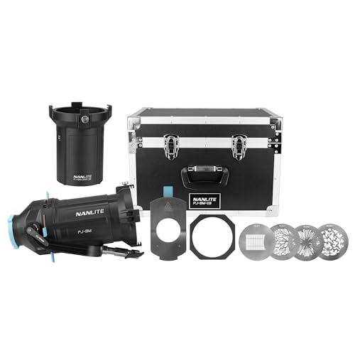 Nanlite PJ BM Projection Attachment with 19  and 36  Lenses Bowens Mount for Forza 720B  500B & More  PJBM1936