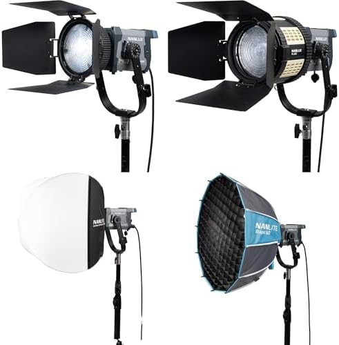Nanlux Evoke 150C Full Color LED Video Light 150W RGB Light  1000 20000K CCT  IP66 Weatherproof  Portable Studio & On Location Light for Photography & Studio Production
