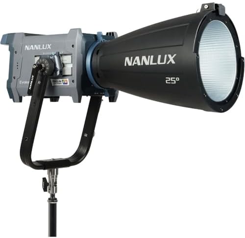 Nanlux Evoke 600C High Output LED Light 600W RGB Full Color Light with Nebula C8 Engine  1 000 20 000K CCT  Weatherproof & Versatile for Film & Studio Production