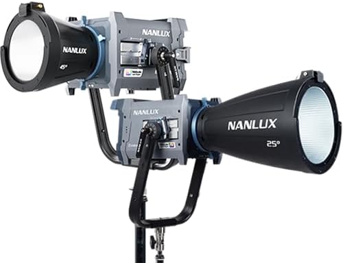 Nanlux Evoke 600C High Output LED Light 600W RGB Full Color Light with Nebula C8 Engine  1 000 20 000K CCT  Weatherproof & Versatile for Film & Studio Production