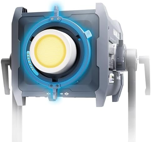 Nanlux Evoke 600C High Output LED Light 600W RGB Full Color Light with Nebula C8 Engine  1 000 20 000K CCT  Weatherproof & Versatile for Film & Studio Production