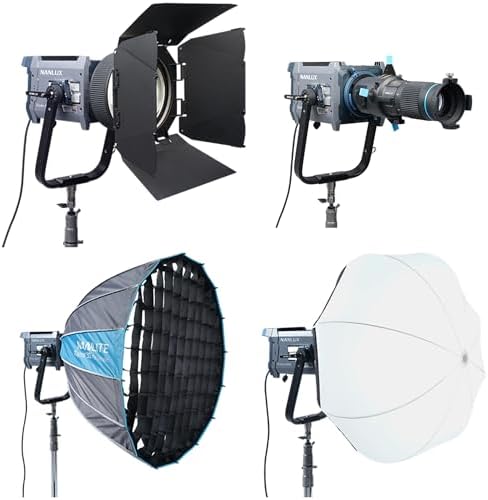 Nanlux Evoke 600C High Output LED Light 600W RGB Full Color Light with Nebula C8 Engine  1 000 20 000K CCT  Weatherproof & Versatile for Film & Studio Production