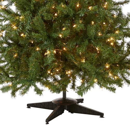 National Tree Company Pre Lit Artificial Medium Christmas Tree Green Kincaid Spruce White Lights Includes Stand 6 Feet