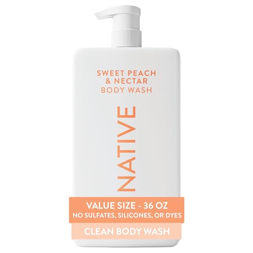 Native Body Wash for Women & Men  Sea Salt & Cedar  36 oz Pump Bottle  Sulfate Free & Gentle for All Skin Types