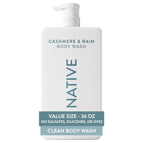 Native Body Wash for Women & Men  Sea Salt & Cedar  36 oz Pump Bottle  Sulfate Free & Gentle for All Skin Types