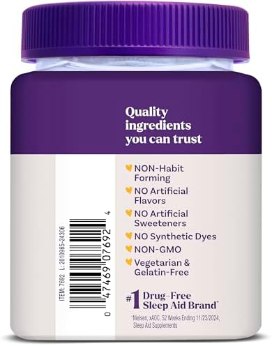 Natrol Gomitas de melatonina para niños de 1 mg, melatonina infantil para un sueño reparador, 60 gomitas para dormir con sabor a frambuesa, suministro para 60 días