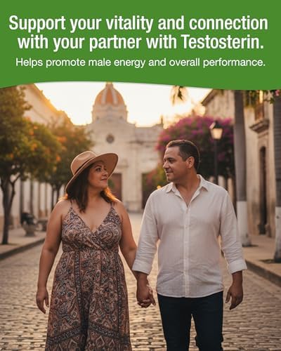 NaturalSlim Natural Testosterone Booster for Men   Male Enhancing Supplement with Ginkgo Biloba  L Arginine  Zinc  Vitamin B3  & Testofen for Energy  Muscle Builder & Metabolism   180 Capsules