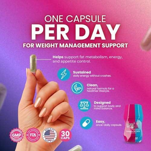 Natural Weight Loss Pills for Women  30 Day Supply   Supports Weight Loss  Metabolism & Energy   Appetite Suppressant & Fat Burner for Men with Gut Health & Digestive Support   Made in USA