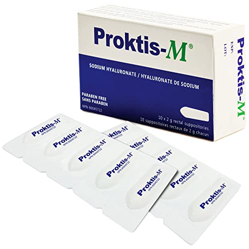 Natural  Non Steroidal Rectal Suppositories  with Hyaluronic Acid  for Healing of Anus and Rectum  in Conditions Such as Hemorrhoids and Anal fissures 10 count