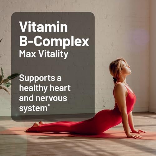 NatureWise Complejo de vitamina B para mujeres y hombres – con ácido fólico biotina B1 B2 B3 B6 B12 – Apoya la energía celular y la claridad mental – Sin gluten ni lácteos, sin OMG – 150 cápsulas blandas [suministro para 5 meses]