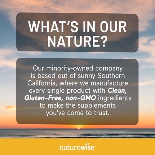 NatureWise Vitamina D3 5000iu (125 mcg) Suministro de 1 año para el apoyo inmunológico, función muscular saludable y salud ósea - Sin GMO, libre de gluten en aceite de oliva virgen extra orgánico