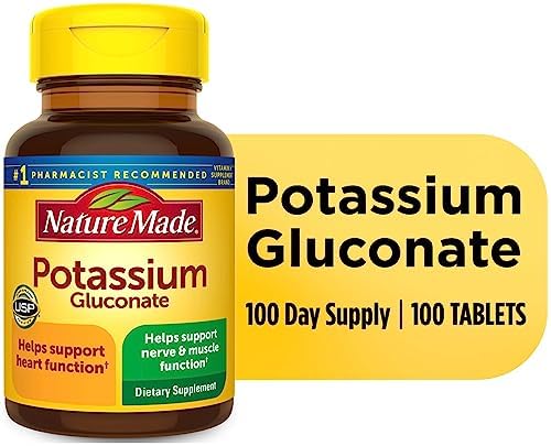 Nature Made Potassium Gluconate 550mg  100 tablets