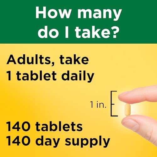 Nature Made Super B Complex with Vitamin C and Folic Acid  Dietary Supplement for Immune Support  140 Tablets  140 Day Supply