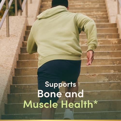 Nature’s Bounty Glicinato de magnesio de alta absorción 240 mg para apoyar la relajación muscular y la salud de los huesos, corazón y nervios – Sin GMO, sin gluten, vegetariano, 120 unidades/60