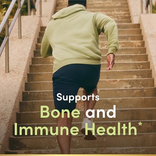 Natures Bounty Calcium Carbonate & Vitamin D  Supports Immune Health & Bone Health  600mg Calcium & 800IU Vitamin D3  250 Tablets