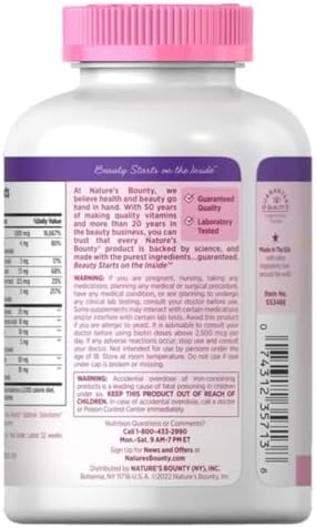 Natures Bounty Hair  Skin and Nails  250 Softgels  2 Pack