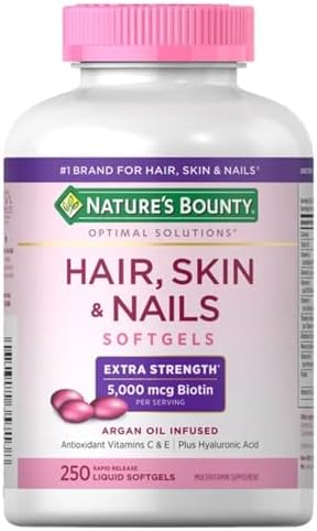 Natures Bounty Hair  Skin and Nails  250 Softgels