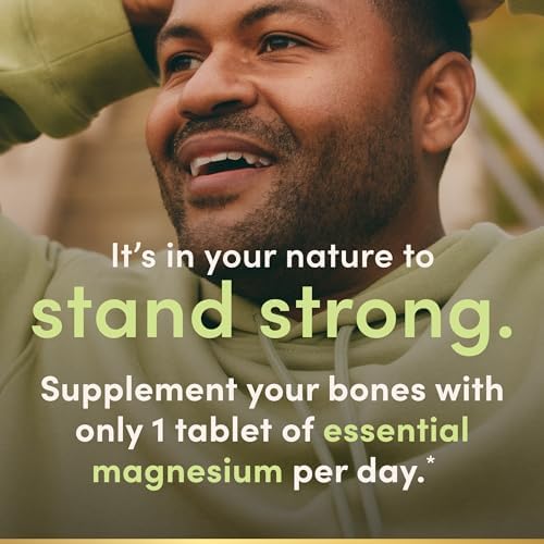 Natures Bounty Magnesium 500 mg Tablets  High Potency Magnesium Supplement for Bone & Muscle Health  Whole Body Support  200 Count  Pack of 1