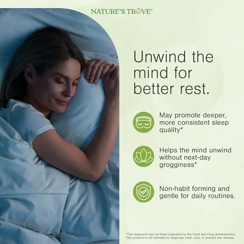 Natures Trove L Theanine 200mg Super Value Size   365 Vegetarian Capsules