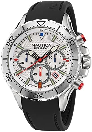Nautica Mens NST Chronograph 49mm Watch