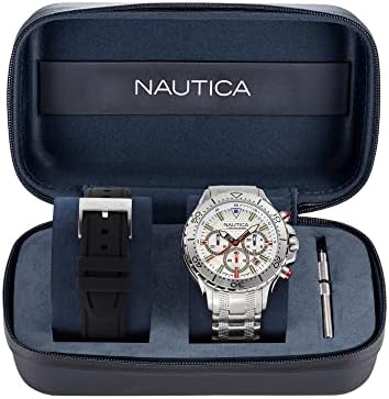 Nautica Mens NST Chronograph 49mm Watch