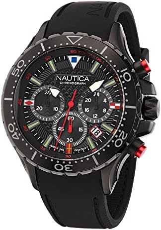 Nautica Mens NST Chronograph 49mm Watch